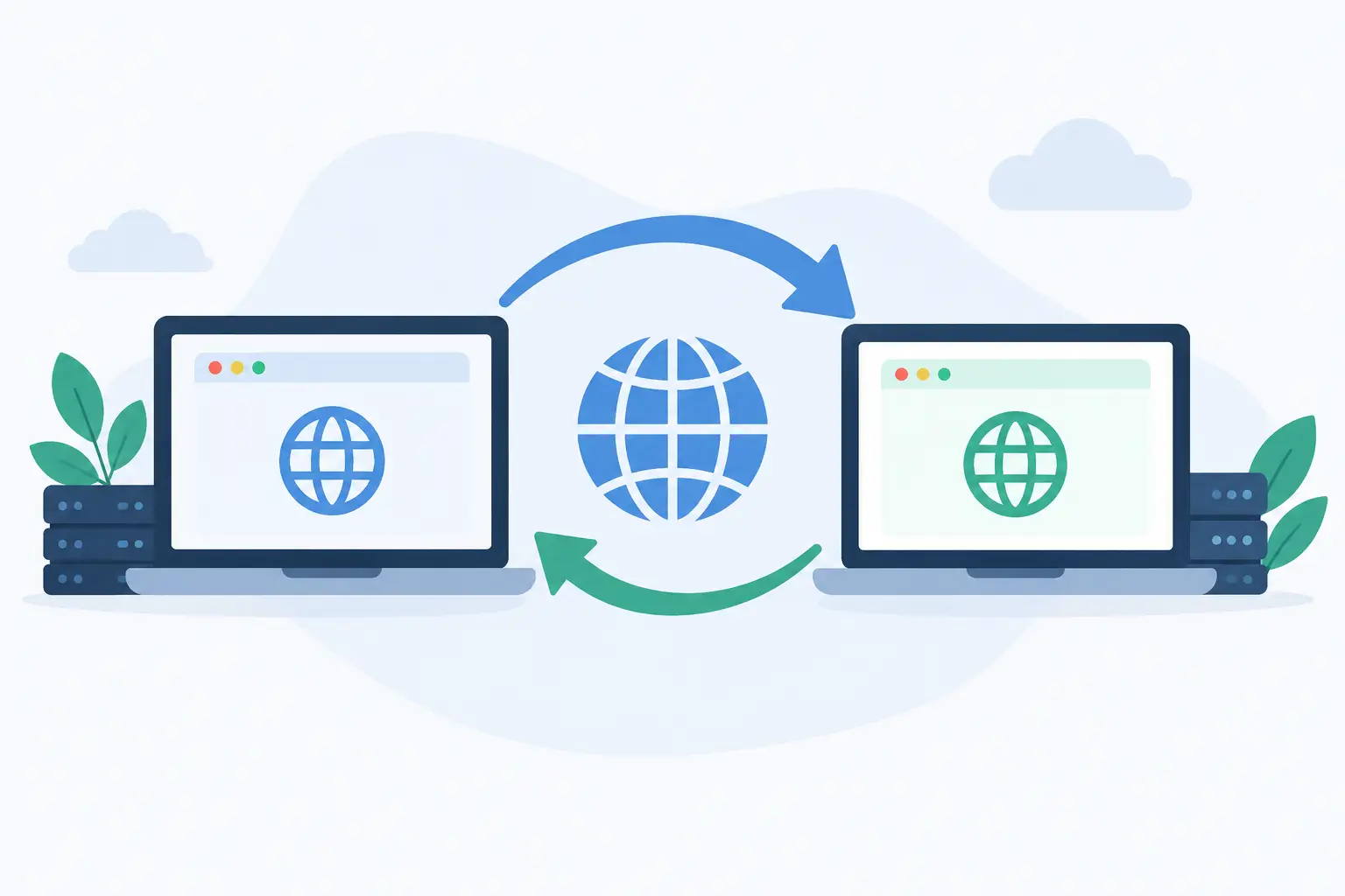 Domain Transfer Versus Registration Explained